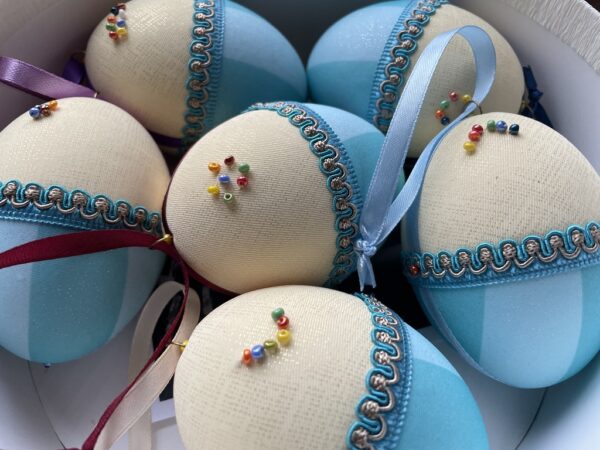 Käsitöö lihavõttemunade komplekt ( 6tk karbis) - Image 4