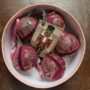 Käsitöö jõuluehete komplekt (5 tk karbis)