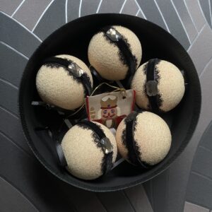 Käsitöö jõuluehete komplekt (5 tk karbis). AINUEKSEMPLAR