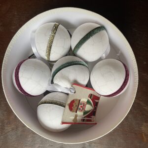 Käsitöö jõuluehete komplekt (6 tk karbis)