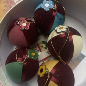 Käsitöö jõuluehete komplekt (5 tk karbis)